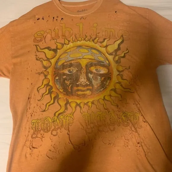 Sublime Super Distressed Graphic Short Sleeve Tee - Picture 2 of 6
